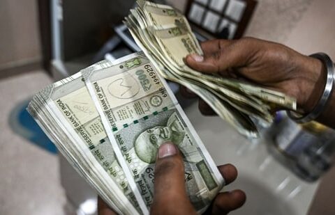 The rupee weakened to 90.42 against the U.S. dollar, eclipsing its previous all-time low of 90.29 hit on Wednesday. (Bloomberg)