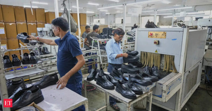 India may give a $1 billion relief to footwear industry to cushion against 50% Trump tariffs: Report ET logo