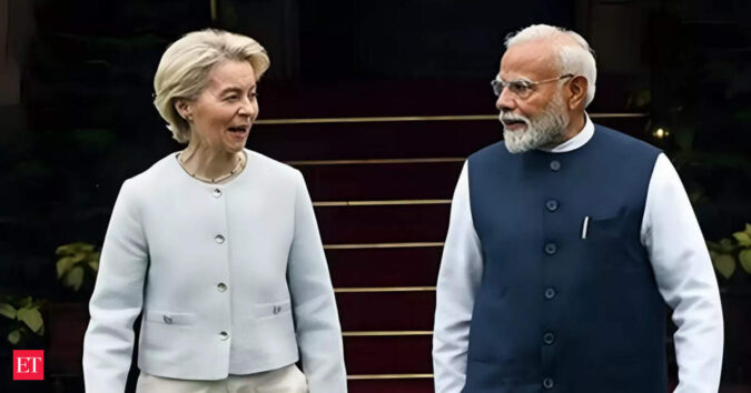India, EU sending strong signal to world: Ursula von der Leyen ET logo