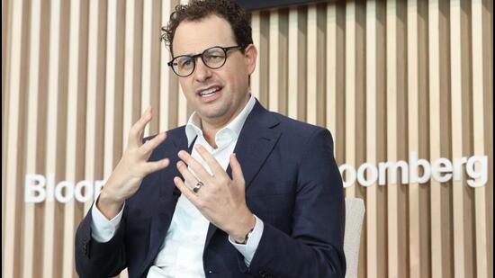 Dario Amodei, co-founder and chief executive officer of Anthropic. (Bloomberg)