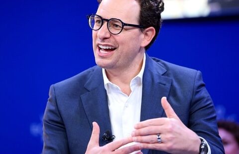 Anthropic CEO Dario Amodei at the 56th annual World Economic Forum meeting in Davos, Switzerland, on 20 January 2026. (Reuters)