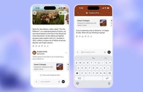 OpenAI makes it clear that ads will not appear in conversations when a user is talking to ChatGPT about sensitive subjects. (Official photo)