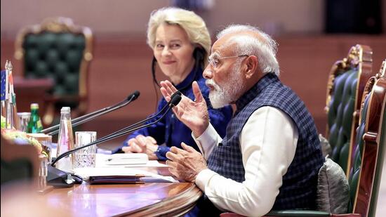 India, EU trade pact set to give rural economy a boost| Business News The deal, which both Prime Minister Narendra Modi and European Commission President Ursula von der Leyen have hailed, is expected to double EU exports of goods to India by 2032 (DPR PMO)