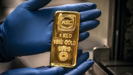 Gold prices saw a roughly 75% surge in India over the past 12 months. (AFP)