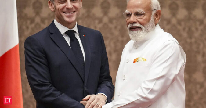 Modi-Macron meet: PM says no boundaries to partnership with France ET logo