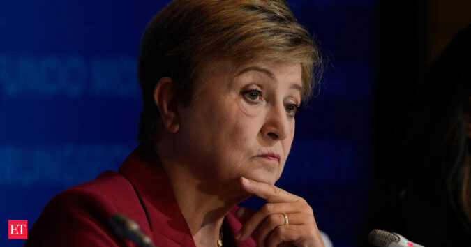 AI Summit: IMF chief Georgieva warns of job risks from AI; sees 0.8% lift to global growth ET logo