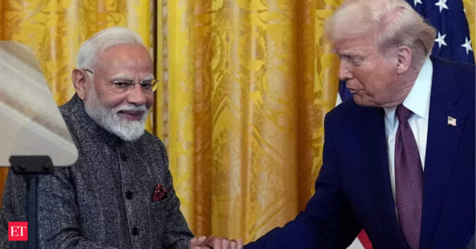 India-US trade deal unchanged, New Delhi still pays tariffs, Trump says ET logo