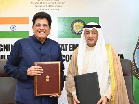 India-GCC FTA: Piyush Goyal signs Joint Statement for trade pact with Gulf Cooperation Council ET logo
