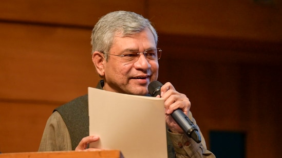 India eyes $200 billion in data centres in push to become global AI hub| Business News Union Electronics & IT Minister Ashwini Vaishnaw. (Raj K. Raj/HT)