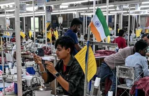 India clocks GDP growth rate of 7.8% in Q3 FY26 under new series| Business News A textile factory in Bhiwandi near Mumbai. India's GDP data shows that the country continues to be the fastest growing major economy in the world. (AFP)