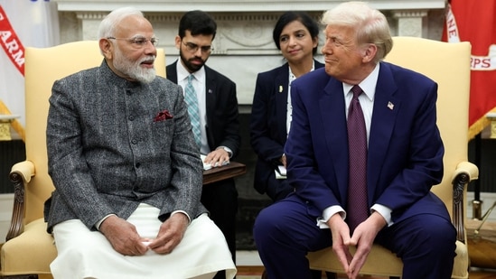 Prime Minister Narendra Modi and US President Donald Trump at the White House in Washington D.C. (Reuters File)