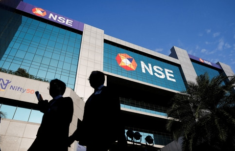 The National Stock Exchange building in Bandra Kurla Complex, Mumbai. (Livemint)