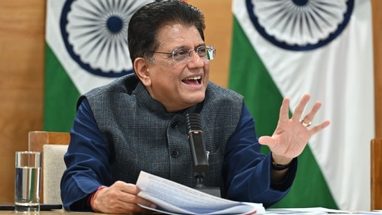 Commerce Minister Piyush Goyal. (HT)