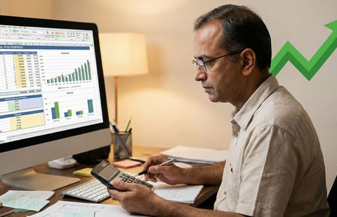 A mutual fund investor should follow asset allocation and create a diversified investment portfolio. (AI Image)