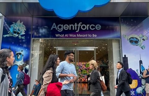 The Salesforce Tower in New York. (AP)