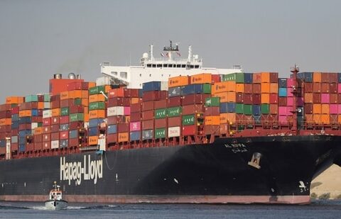 Deja vu for India trade as Iran attacks threaten exports, crude oil imports| Business News A container ship in the Suez Canal. The Suez Canal handles roughly 30% of global container trade, and for India, it is the primary gateway for exports to North Africa and the Mediterranean. (Reuters)