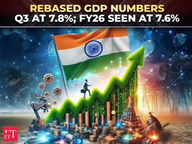 india gdp q3 fy26: India’s third quarter GDP grows at 7.8%; beats estimates after base reset - The Economic Times Video