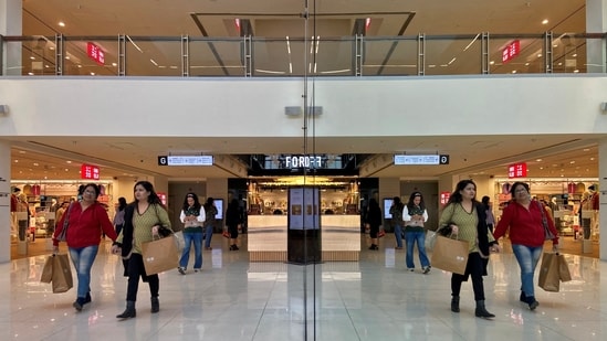 A shopping mall in New Delhi. (Reuters)