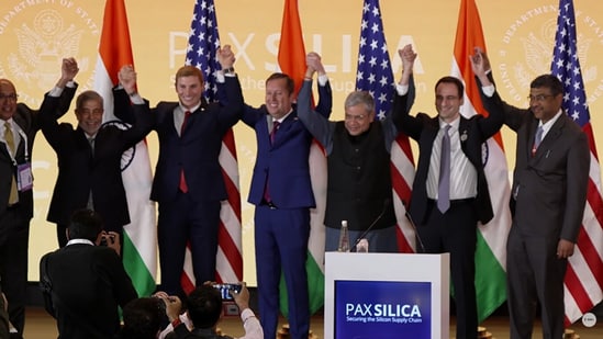 An explainer on Pax Silica, which gets India and boxes out China| Business News India formally joined the US-led Pax Silica on Friday, 20 December 2026. (HT)