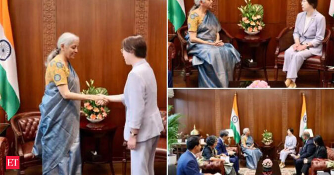 Nirmala Sitharaman meets AIIB President Zou Jiayi, calls for expanded investment in low-income countries ET logo