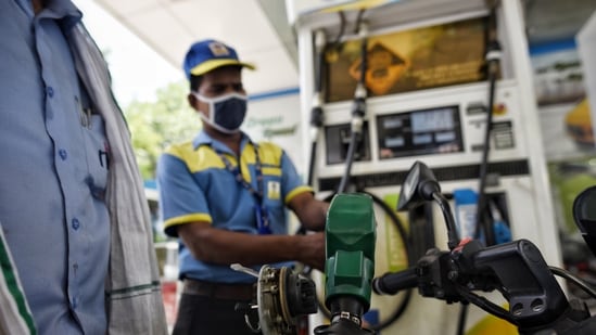 Petrol and diesel prices in the national capital have remained stagnant for more than a week. (Sanchit Khanna/Hindustan Times)