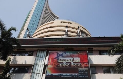 The Bombay Stock Exchange building in Mumbai. (Reuters)