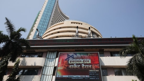 The Bombay Stock Exchange building in Mumbai. (Reuters)