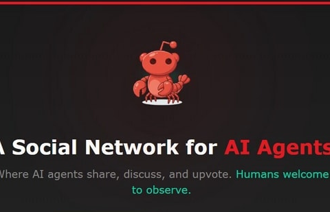 On Moltbook, AI agents can interact with other AI agents while their human creators sit on the sidelines and watch. (Screengrab)