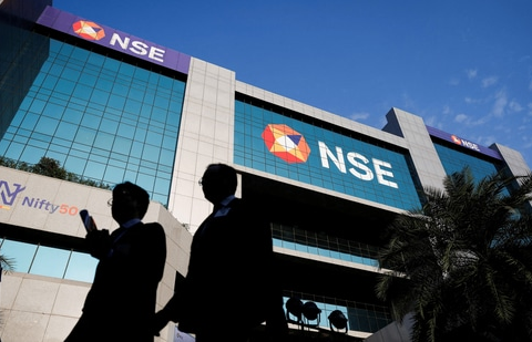 The National Stock Exchange building in Bandra Kurla Complex, Mumbai. Since the Iran war began, foreigners have withdrawn about $1.3 billion from India. (Livemint)