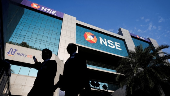 The National Stock Exchange building in Bandra Kurla Complex, Mumbai. (Livemint)
