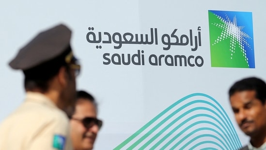 The logo of Saudi Aramco. (REUTERS)