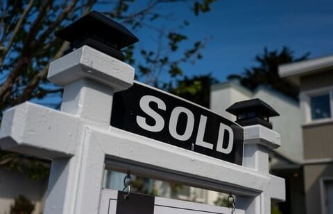 US mortgage rates jump to 6.38% as Iran war rattles housing market| Business News A "Sold" sign outside a home in Daly City, California. (Bloomberg)
