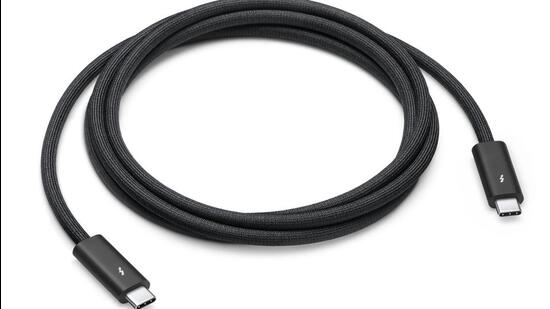Apple Thunderbolt 4 cable. (Official image.)
