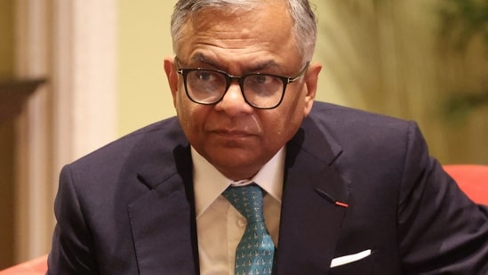 Natarajan Chandrasekaran, chairman of Air India Ltd. and holding company Tata Sons Pvt. Ltd. (AFP)