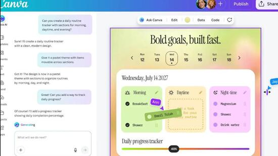 Conversational designing, creation and editing see a significant upgrade. (Official photo)