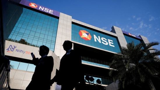 Sensex, Nifty 50 to open lower today as investors stay cautious on Iran war| Business News The National Stock Exchange building in Bandra Kurla Complex, Mumbai.