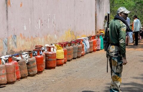 The control room at Mini Secretariat will handle LPG complaints. Authorities said strict action will be taken on verified cases of black marketing and diversion. (PTI) (HT_PRINT)