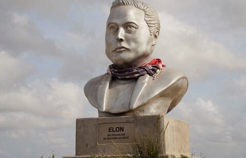 The Secrets Revealed in SpaceX’s IPO Filing FILE PHOTO: A bust of Elon Musk, as SpaceX prepares to file for an initial public offering (IPO), in Brownsville, Texas, U.S (REUTERS)