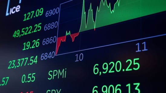 Stock market information on the floor of the New York Stock Exchange (NYSE) in New York (Bloomberg)