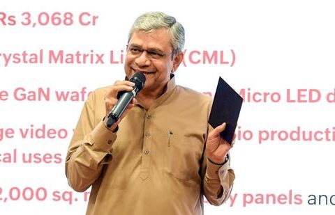 Union minister Ashwini Vaishnaw at a Cabinet briefing in New Delhi on Tuesday. (ANI)