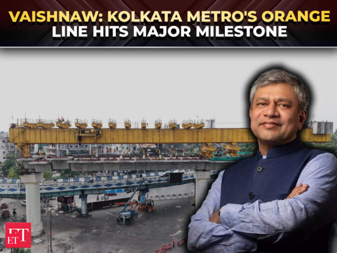 Ashwini Vaishnaw announces breakthrough in Kolkata Metro's Orange Line; says TMC stalled for years - The Economic Times Video