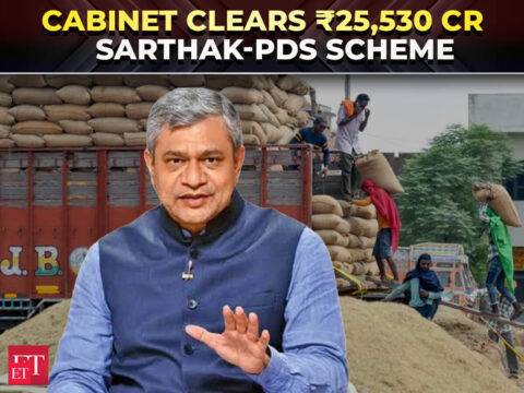 Cabinet clears ₹25,530 Cr ‘SARTHAK-PDS’ scheme to boost ration system for 80 Cr beneficiaries - The Economic Times Video