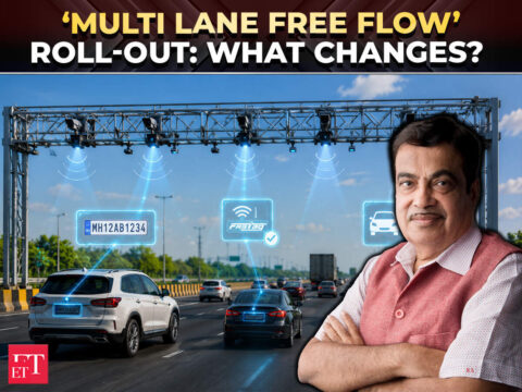 Delhi gets first barrier-free highway; 'Multi Lane Free Flowing' tolling system explained - The Economic Times Video