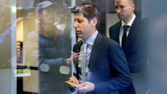 OpenAI CEO Sam Altman and the company’s president, Greg Brockman, arriving last week for court proceedings in Oakland, Calif.