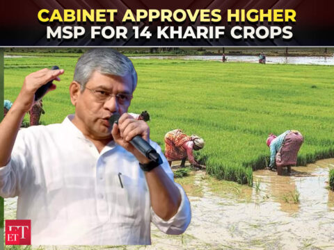 MSP hike for Kharif crops: Cabinet raises support prices for 14 crops for marketing season 2026-27 - The Economic Times Video