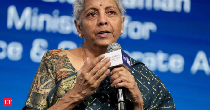 India will do more to boost inflows: Finance Minister Nirmala Sitharaman ET logo
