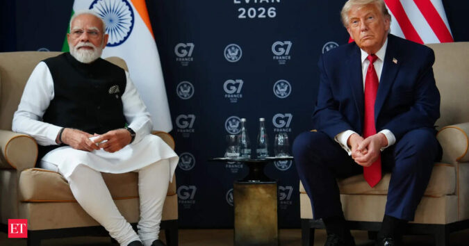India treads cautiously as Trump seeks fresh start with PM Modi ET logo