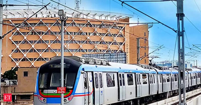 Centre, Telangana appoint SBI Caps to evaluate Hyderabad Metro takeover, Phase-II expansion ET logo