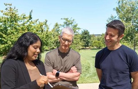 Tim Cook praises Indian student’s AI app inspired by grandmother’s struggle At the core of Steady Hands app is an ability to take a test to identify a user’s tremor intensity and frequency. (Official photo)