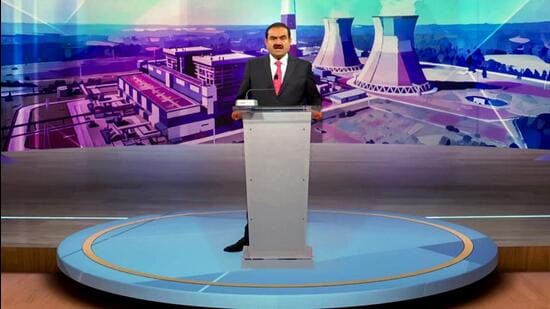 Adani Group targets 10 GW nuclear energy by 2035 New Delhi, Jun 24 (ANI): Adani Group Chairman Gautam Adani addresses during the Annual General Meeting 2026 (Adani Group/ANI)